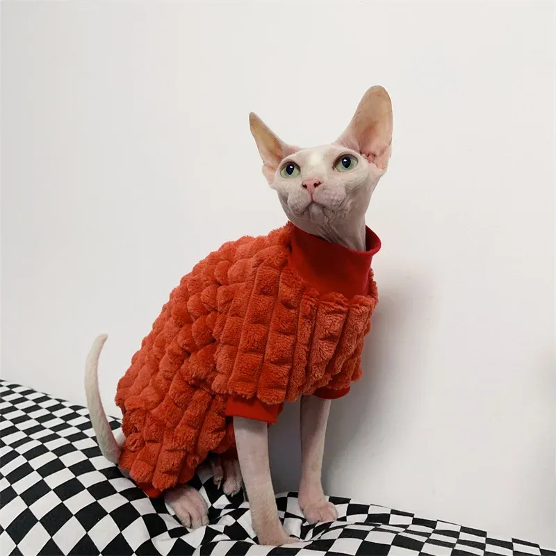 Sphynx Cat Turtleneck Sweater 5