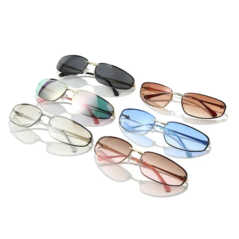 Y2K Cat Eye Mirrored Sunglasses 5