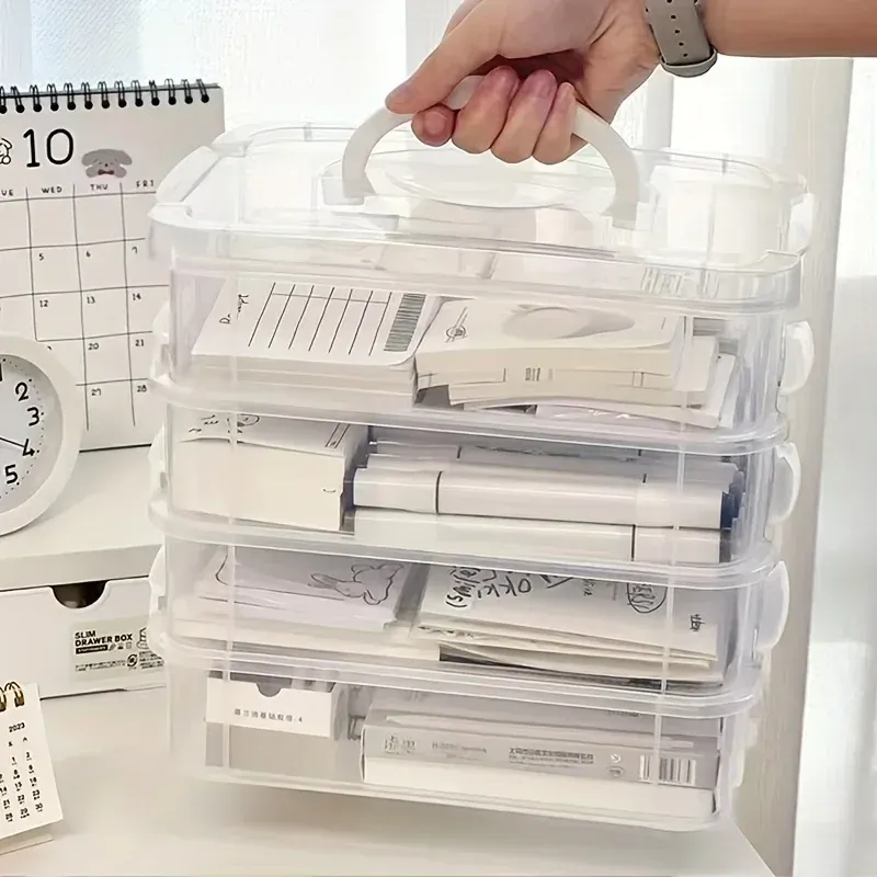 4-Tier Stackable Storage Box 1