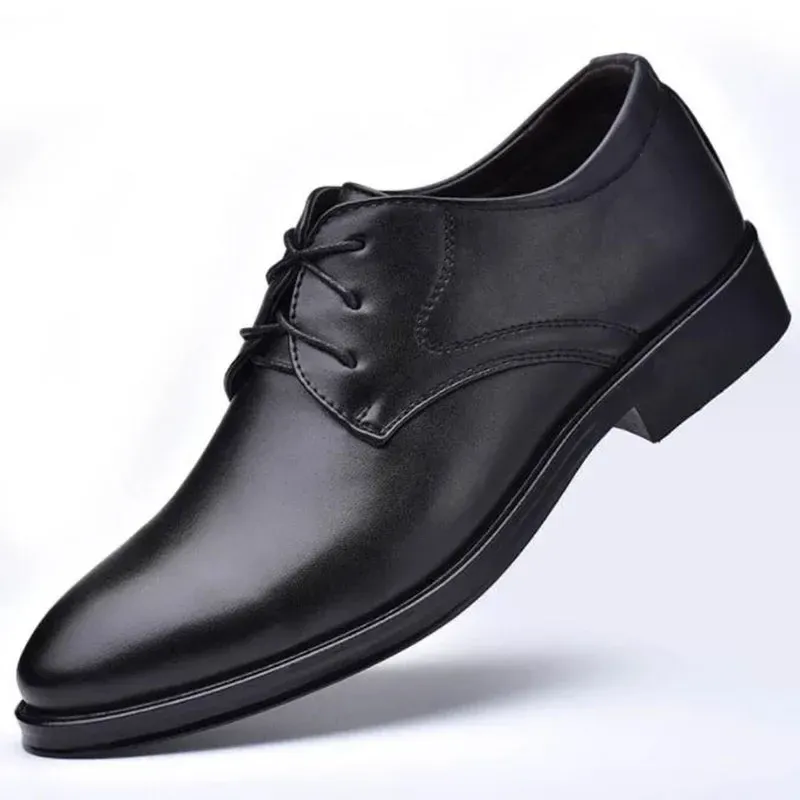Black Leather Oxford Dress Shoes 5