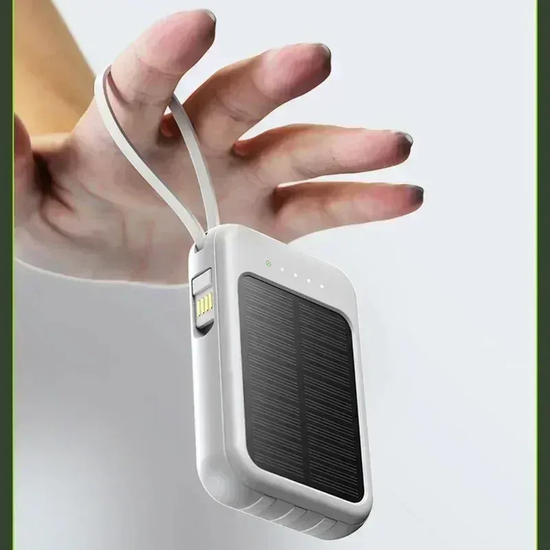 50000mAh Solar Power Bank with Cables 5