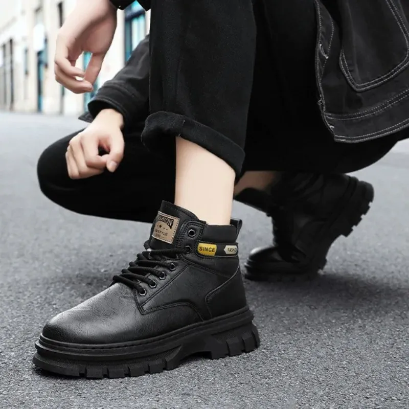 Vintage Platform Chelsea Ankle Boots 6