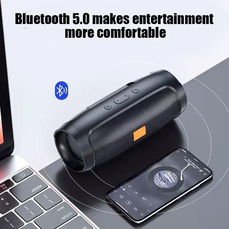 Портативная Bluetooth сабвуферная колонка 4