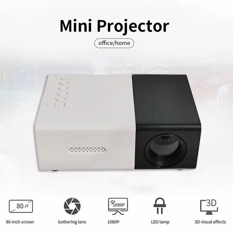 YG300 Portable 1080P Mini Projector 1