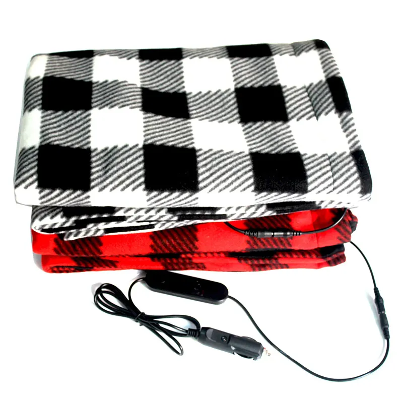 12V Fleece Heated Car Blanket 1