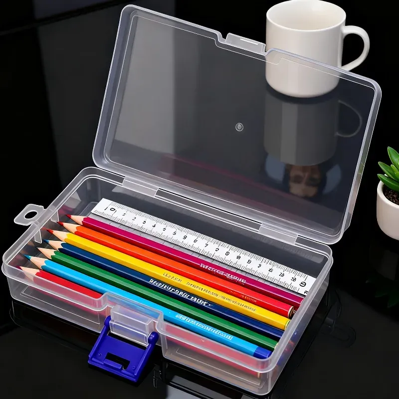 Clear Plastic Storage Boxes with Lids 4