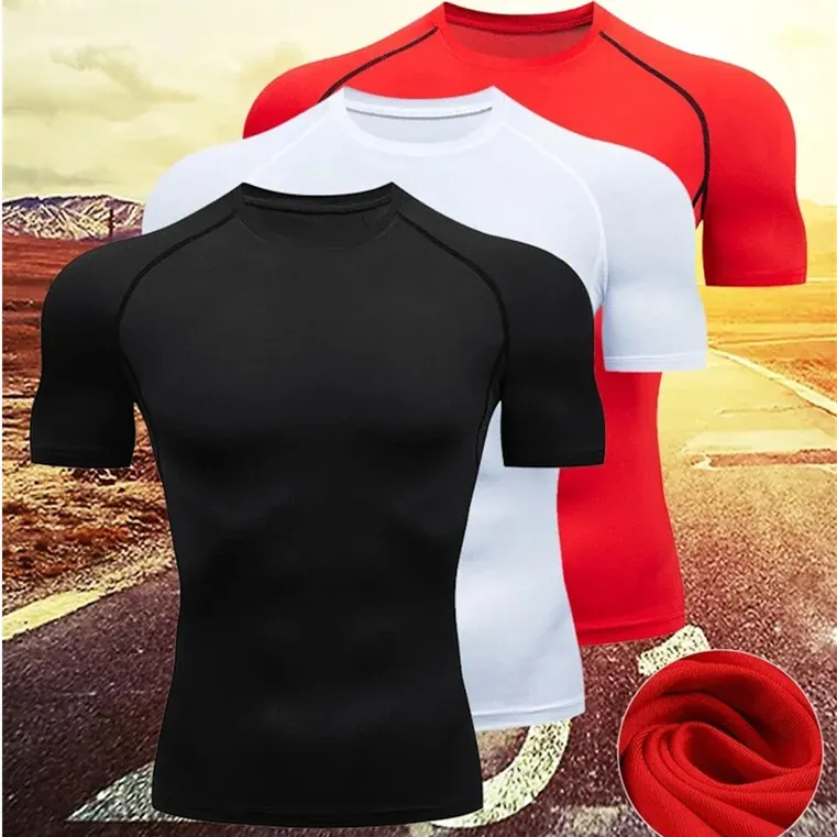 Men's Compressed Quick-Dry Gym T-Shirt 6