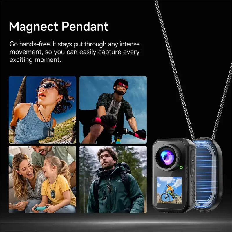 5K Thumb Action Camera with WiFi & Stabilization 4