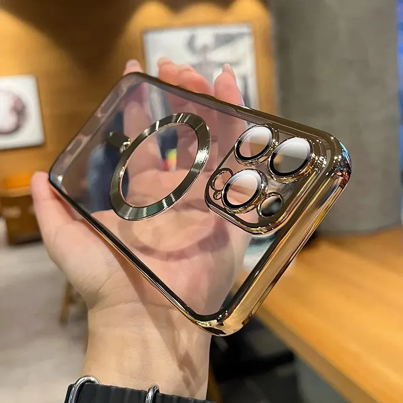 Luxury MagSafe Clear iPhone Case 2