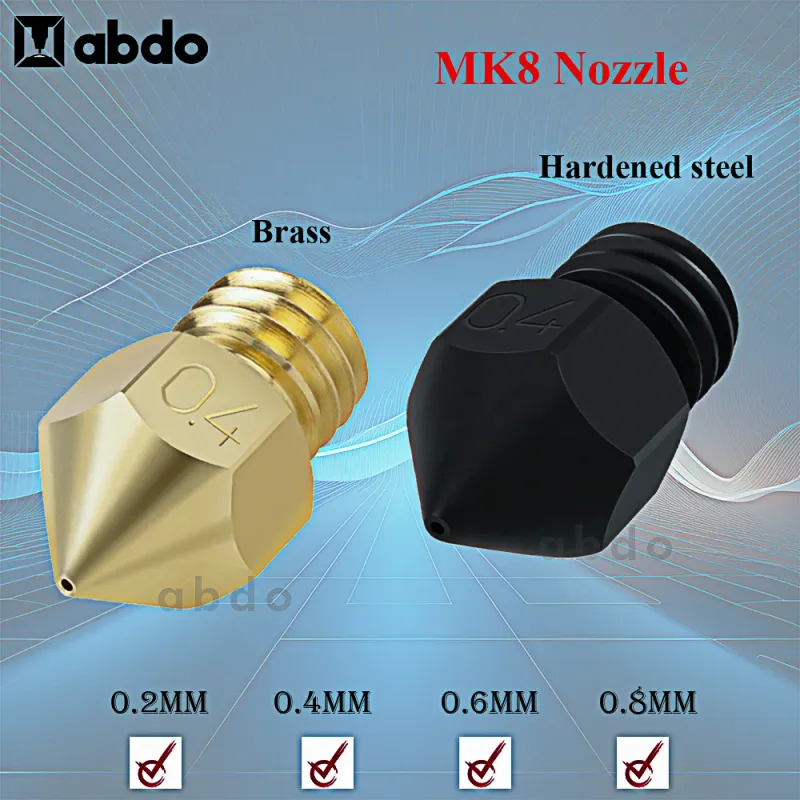 MK8 Nozzle Set for Ender 3D Printers 1