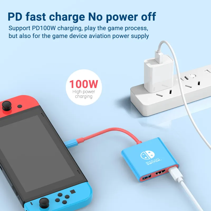 3-in-1 USB C Hub with 4K HDMI & 100W PD 3