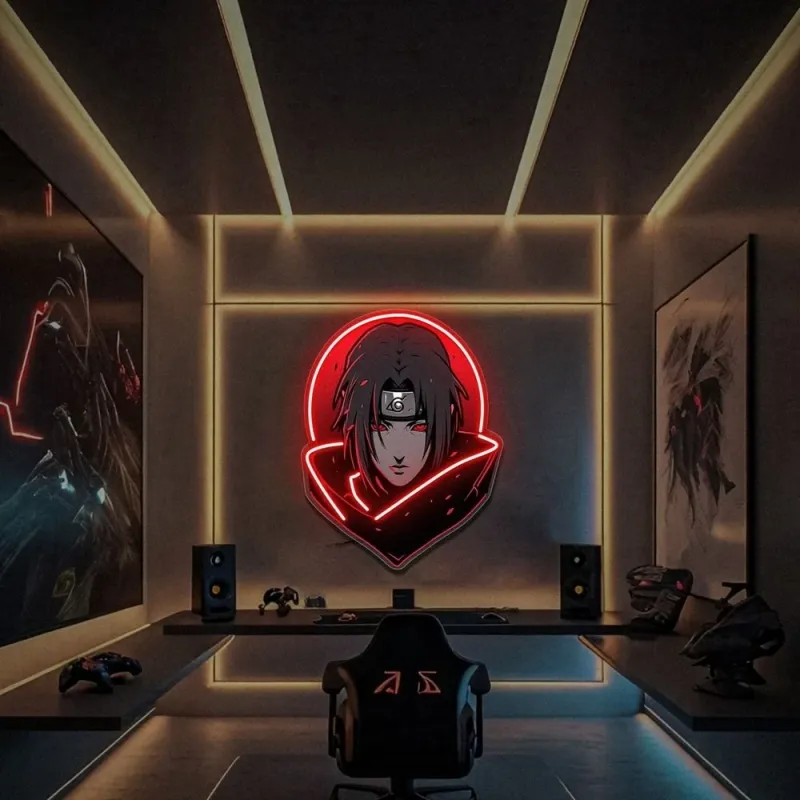 Itachi Uchiha Neon LED Wall Sign 3
