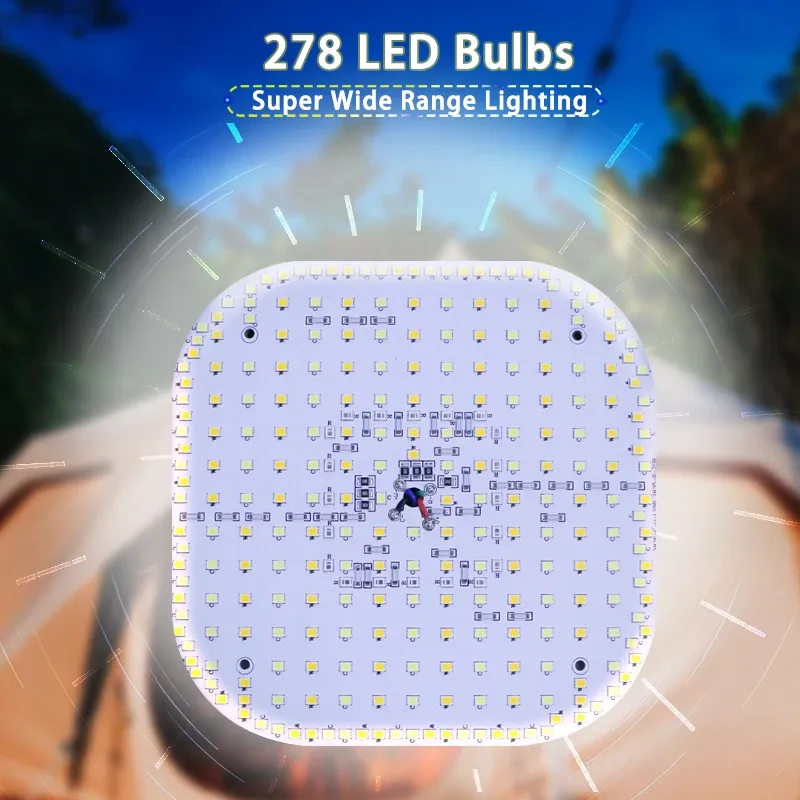 MOSLIGHTING 80W солнечный фонарь для палатки с магнитом 6