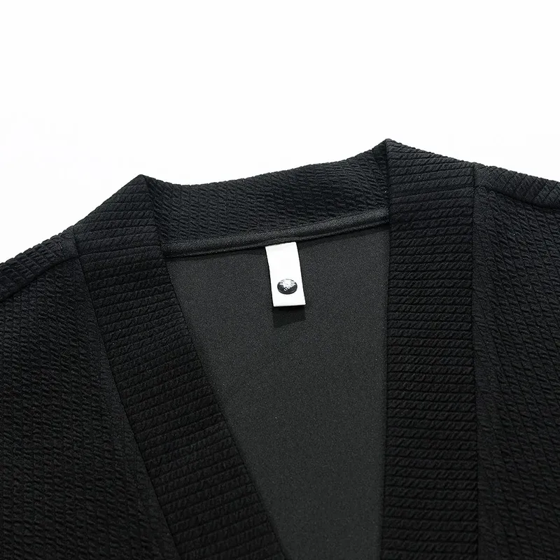 Big Size Korean Style Zip-Up Cardigan Green 4