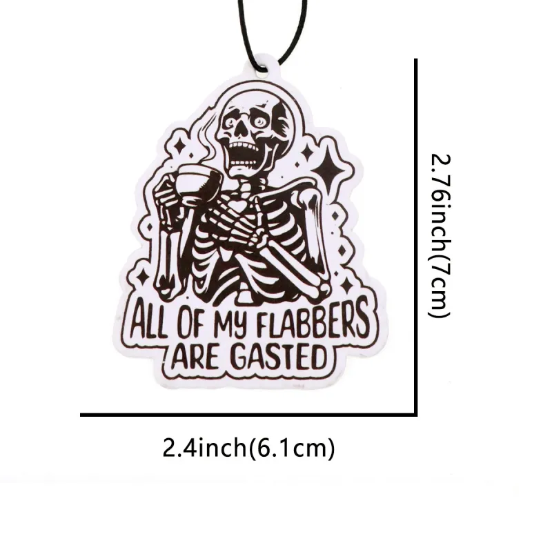 Skeleton Car Aromatherapy Pendant 2