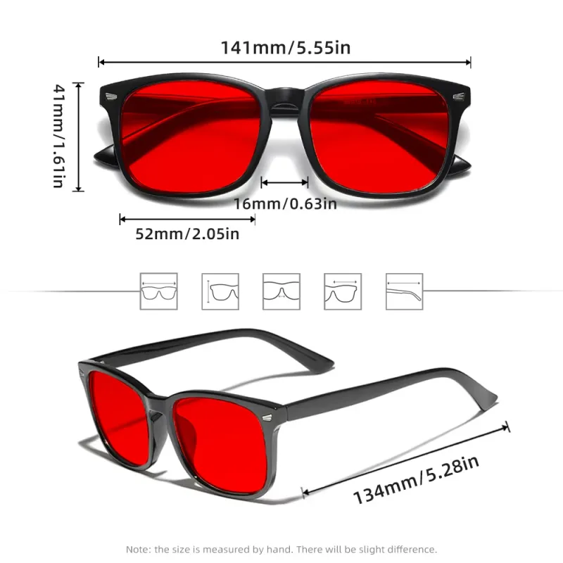 Red Lens Blue Light Blocking Glasses 4