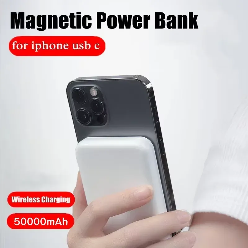 50000mAh Magnetic Power Bank PD 22.5W 2