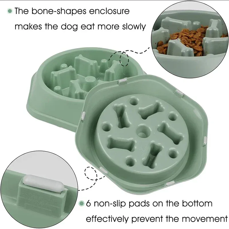 Anti-Choking Slow Feeder Dog Bowl 6