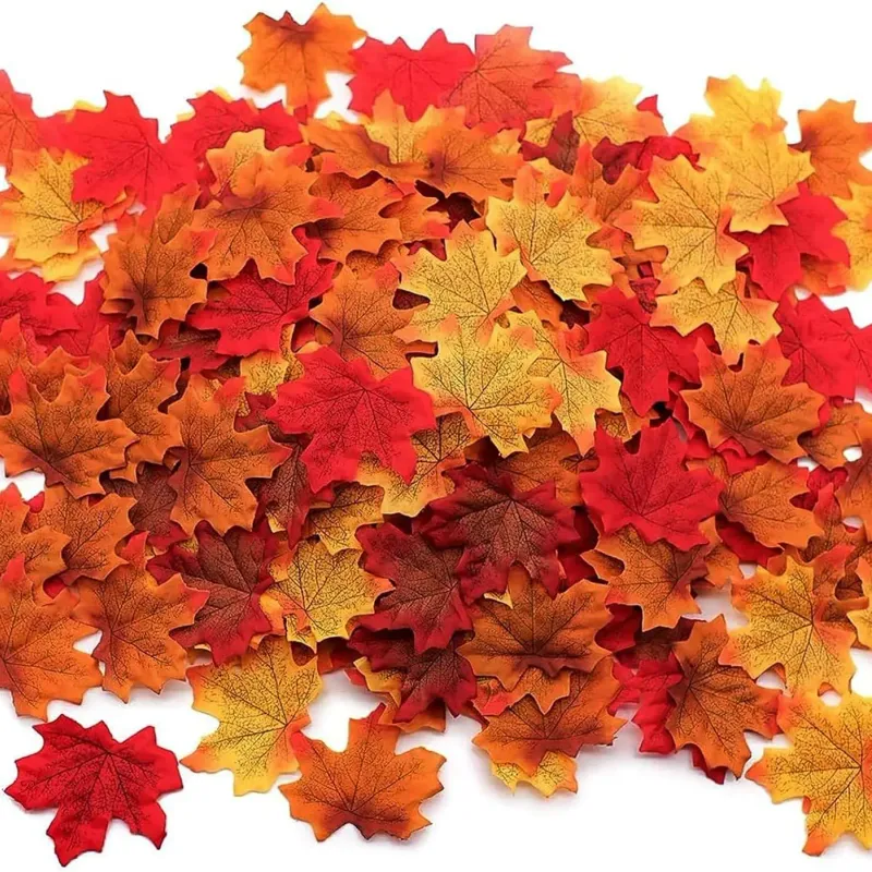 Artificial Maple Leaf Garland Set 4