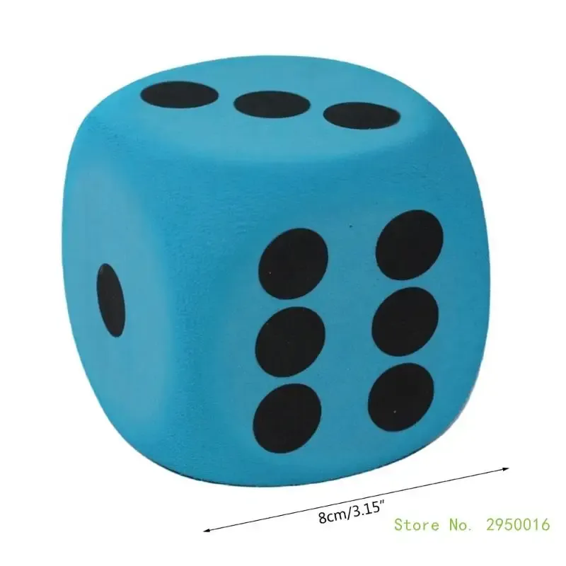 Large Foam Dot Dice for Kids 6