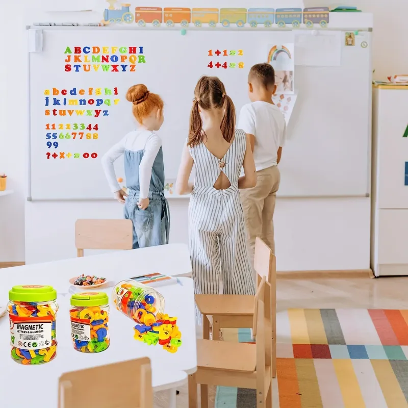 Magnetic Letters & Numbers ABC 123 Toy Set 3