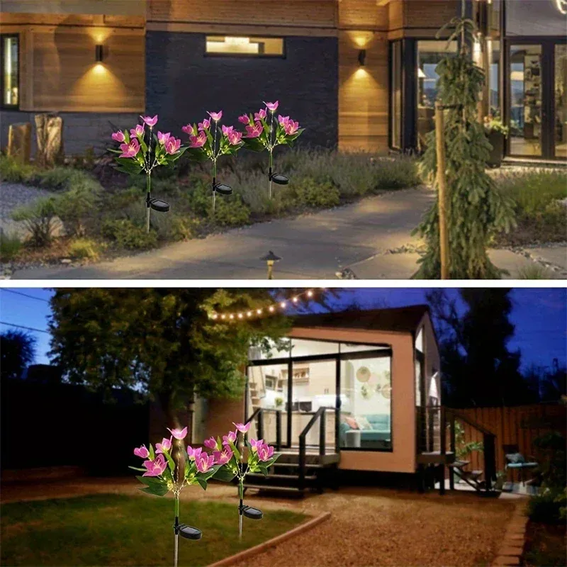 Solar Flower Lights - Multi Color LED 6