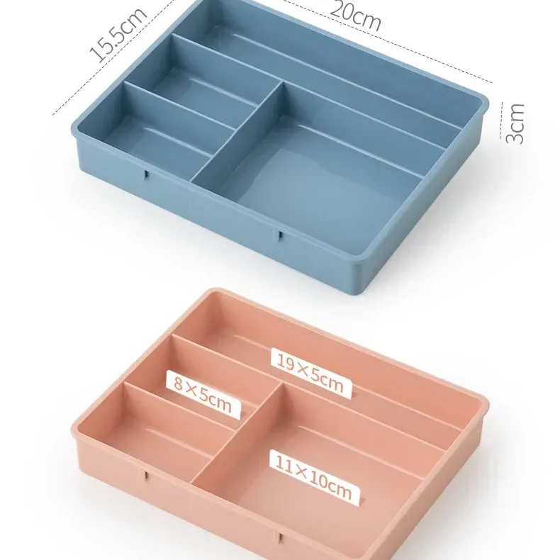 Desk Drawer Organizer Storage Tray 6
