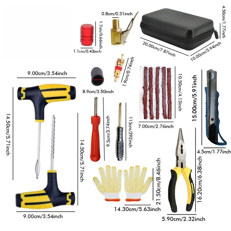 Multi-Vehicle Emergency Tire Repair Kit 6