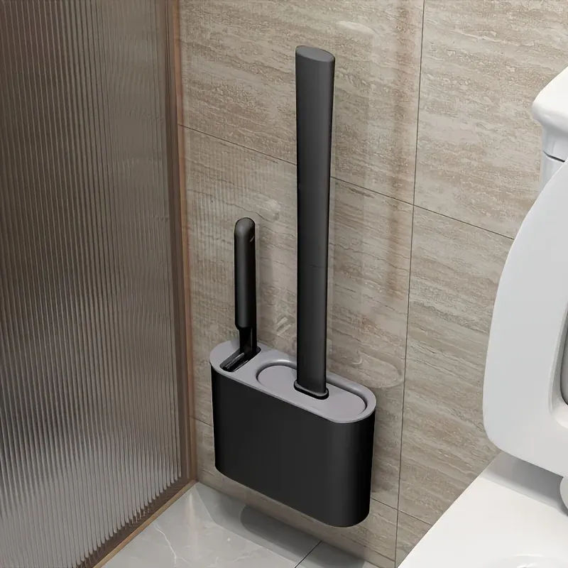 Wall Mount Toilet Brush Set 2
