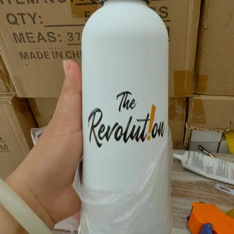 Custom Text Logo Water Bottle 500ml 1