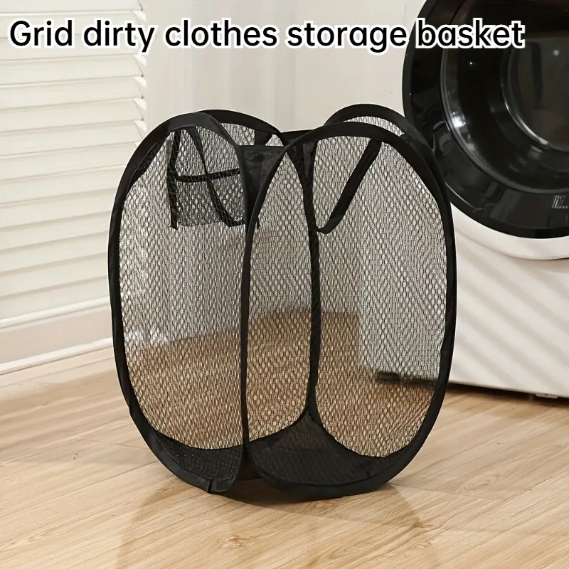 Pop-Up Mesh Laundry Hamper 1