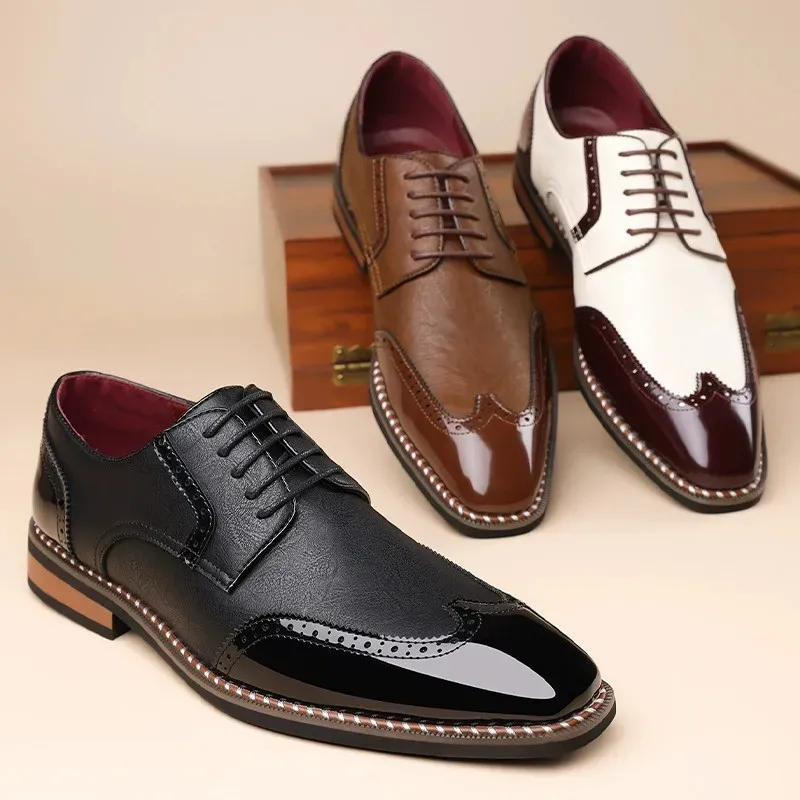 Men's Pointed Toe Oxford Dress Shoes 5