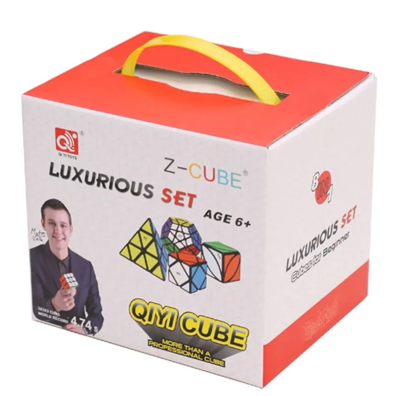 QY 8-in-1 Magic Cube Puzzle Set 1