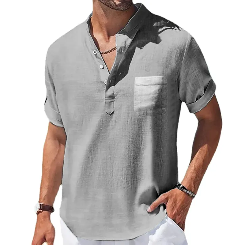 Men's Casual Linen Summer Shirt 2