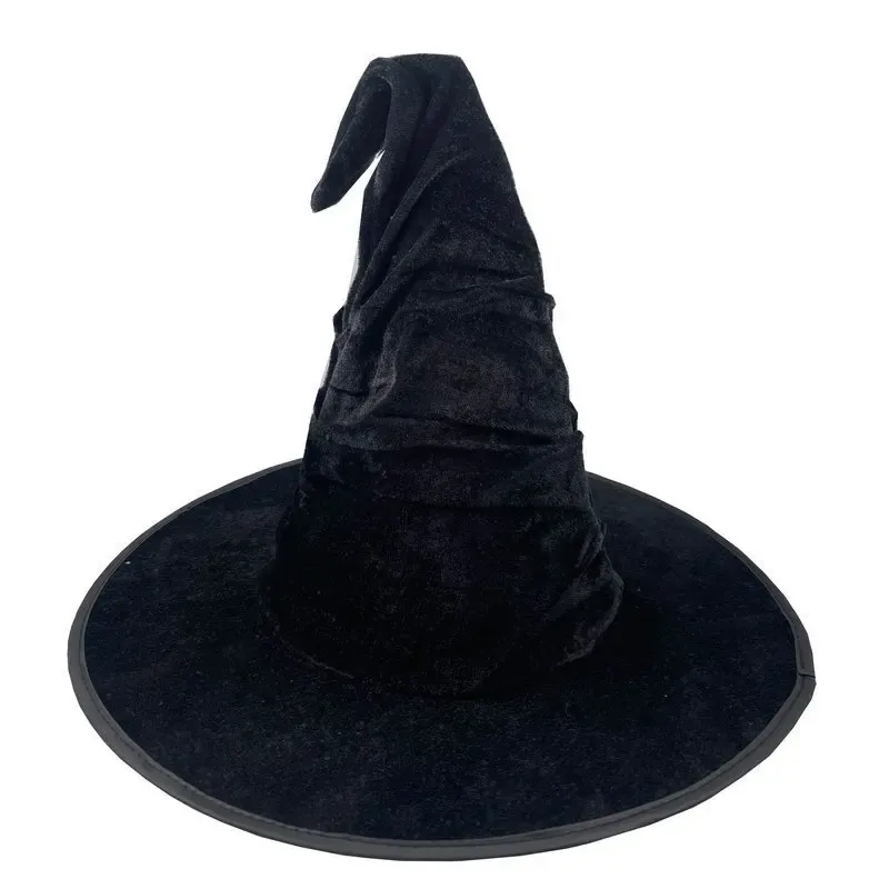 Women's Large Black Wicked Witch Hat 4