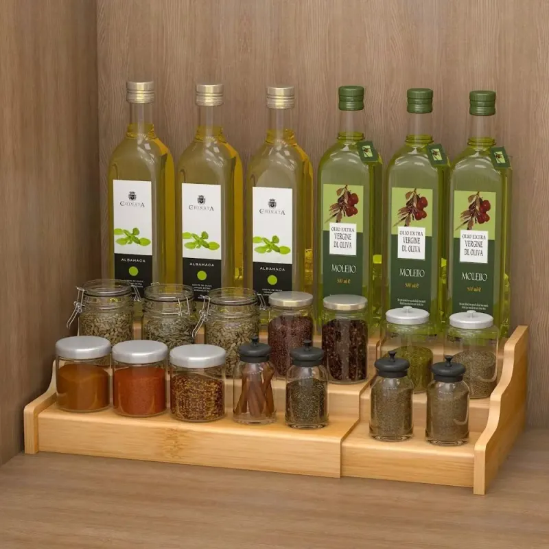 3-Tier Bamboo Spice Rack 4