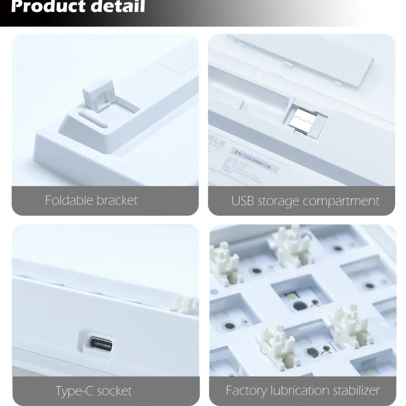 Novice 68-Key Hot-Swap Mechanical Keyboard Kit 5