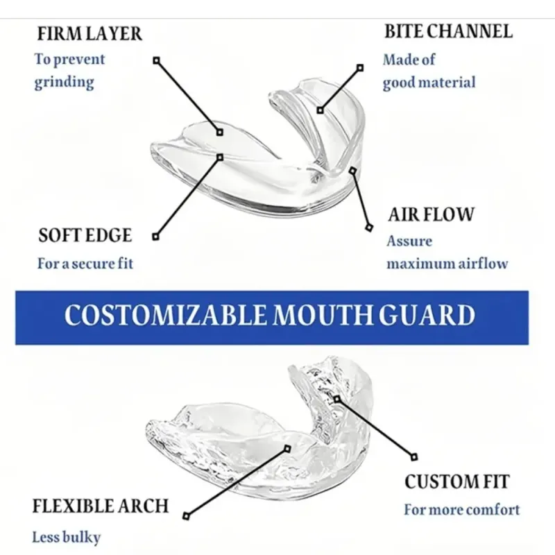 4-Pack Moldable Teeth Night Guards 4