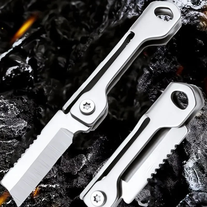 Stainless Steel Folding EDC Keychain Multi-Tool 3