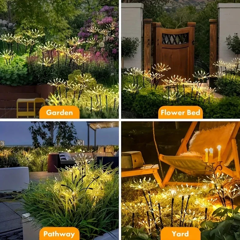 Solar Firework Fairy Lights 6