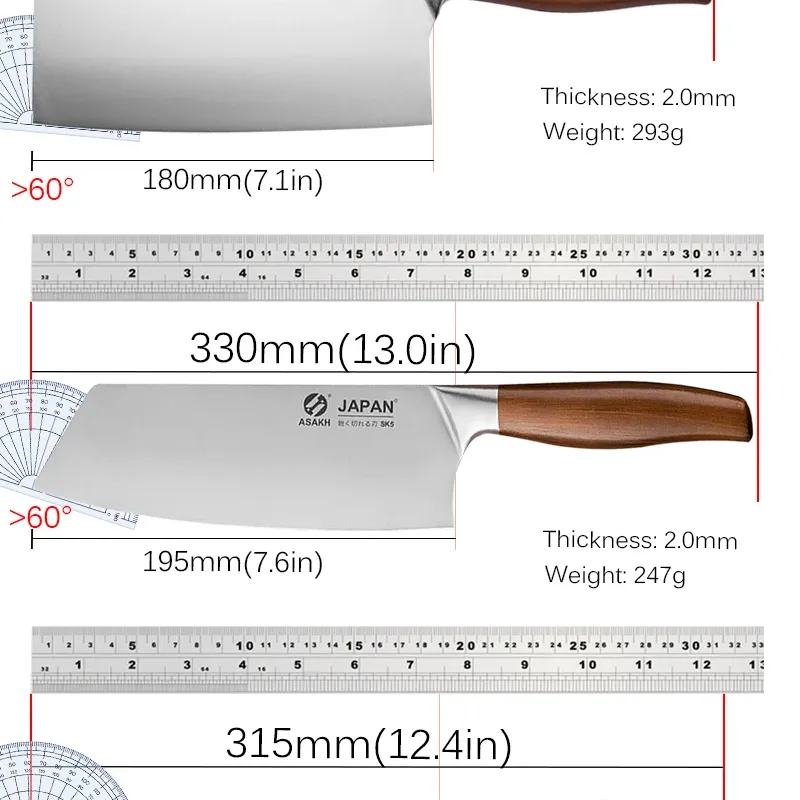 Japanese Chef Knife Set with Box 2