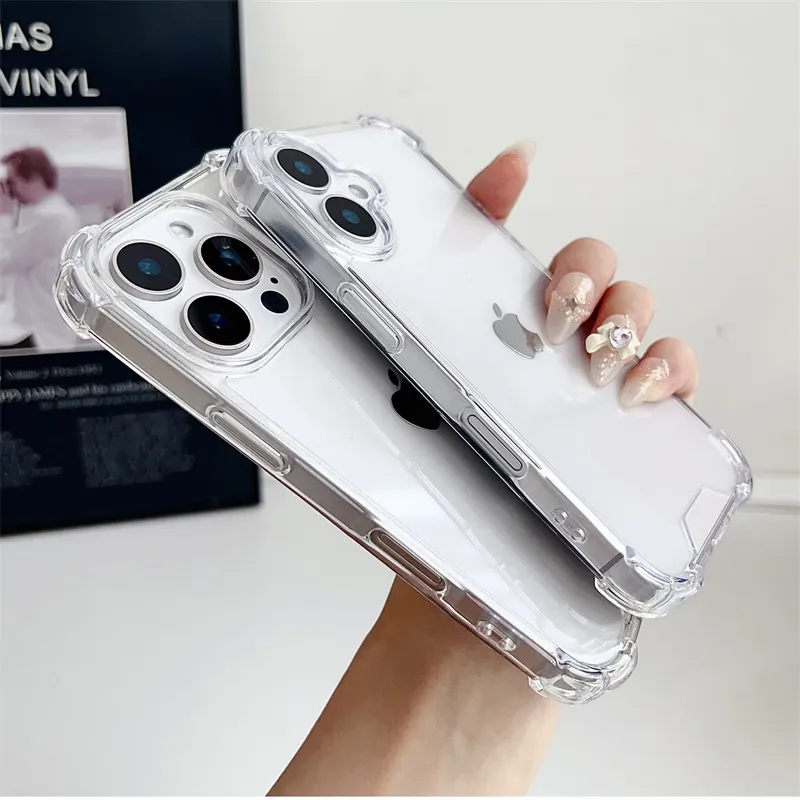 Transparent Shockproof Armor iPhone Case 4