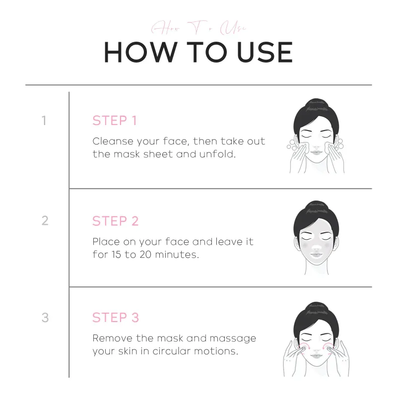 LAIKOU Sakura Moisturizing Mask Sheet 5-Pack 4