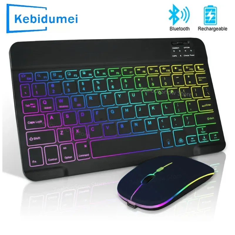 Ultra Slim RGB Backlit Keyboard & Mouse 1