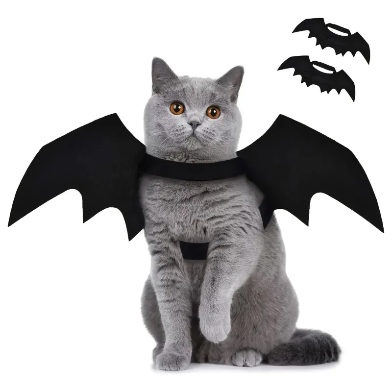 Bat Felt Wings Halloween Pet Costume 1