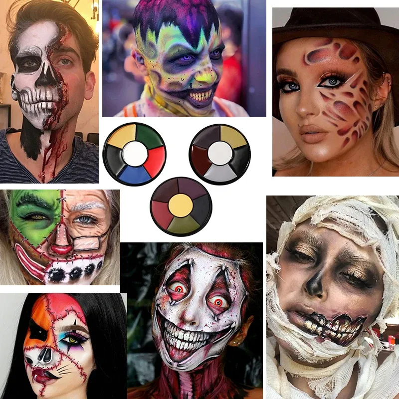 Zombie SFX Makeup Kit 6 Colors 4