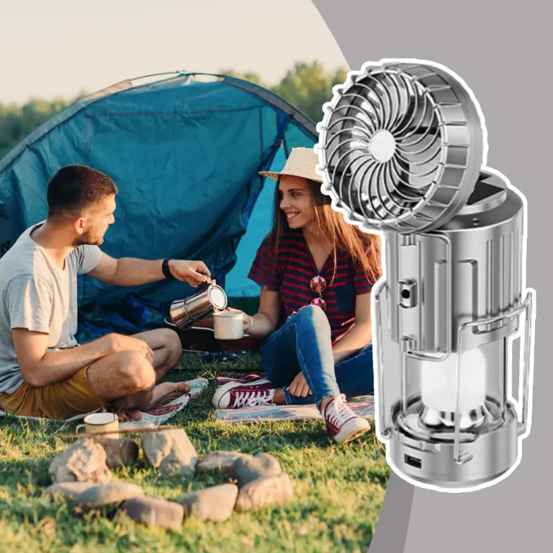 Solar LED Camping Lantern with Power Bank 4