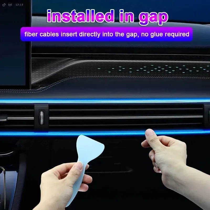RGB Car LED Light Strip with APP Control 4