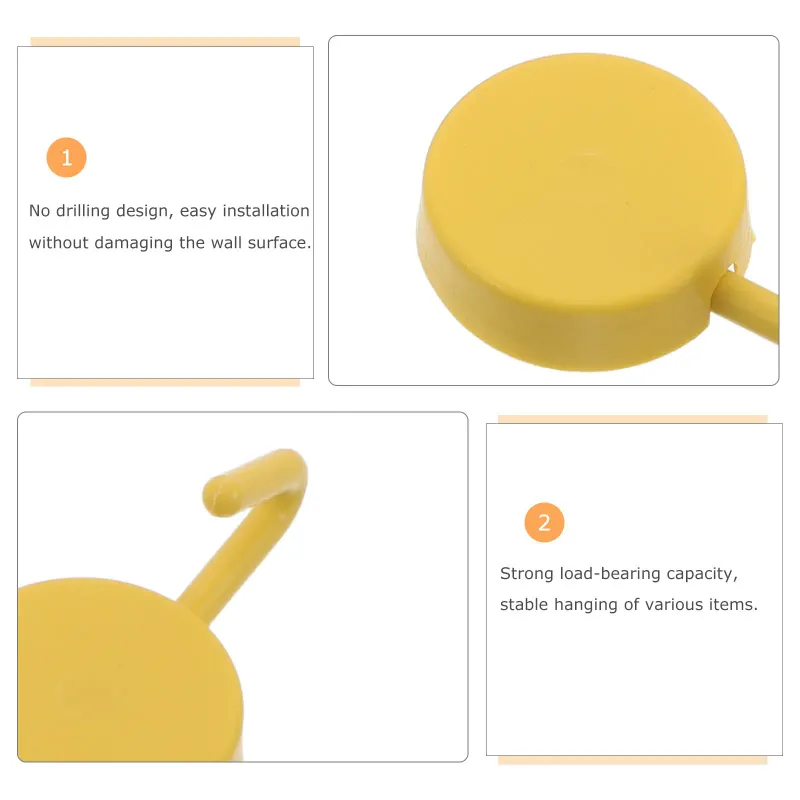Pastel Mini Self-Adhesive Wall Hooks 5