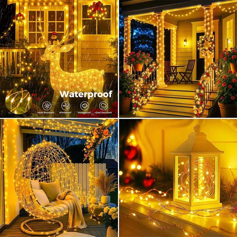 Solar Fairy String Lights - 8 Modes 5